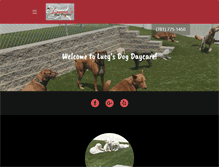 Tablet Screenshot of lucysdogdaycare.com
